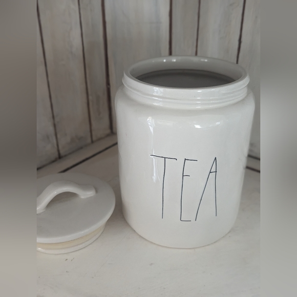M Stamp Rae Dunn TEA Canister - Picture 3 of 3
